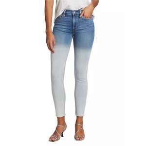 Hudson Jeans Barbara High-Rise Skinny Coated Ankle Jeans 27x27 NWOT